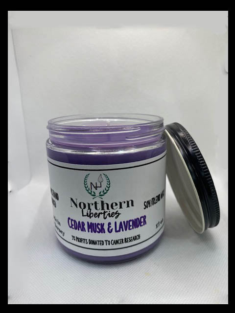 Cedar Musk + Lavender Candle