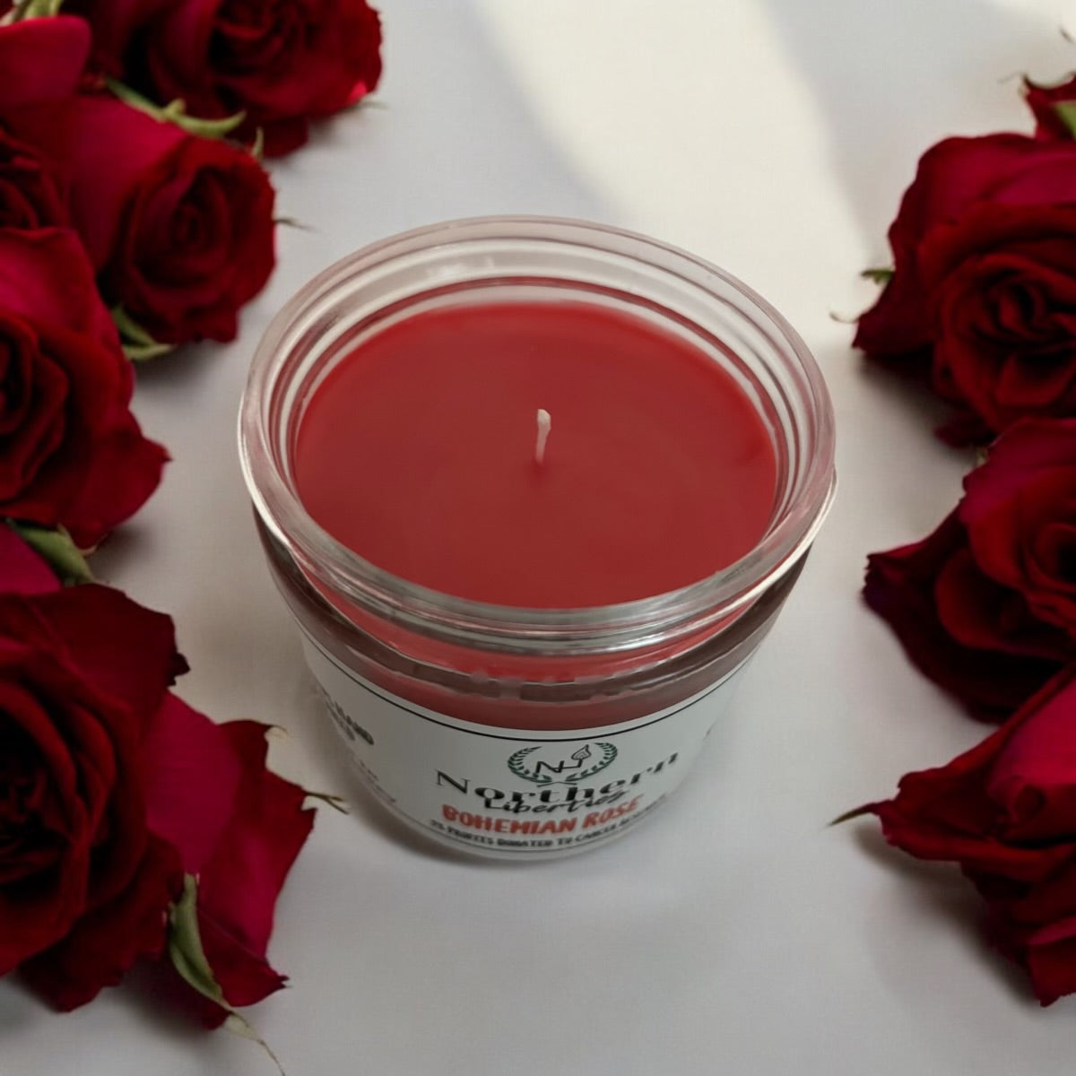 Bohemian Rose Candle