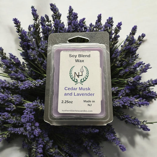 Cedar Musk + Lavender - Wax  Melts