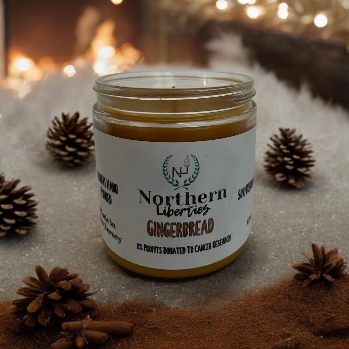 Gingerbread Candle